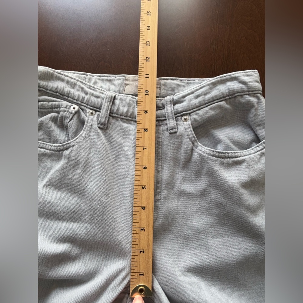 EVERLANE The Summer Jean Size 26 Grey Denim Straight Leg Soft Casual Minimalist - Picture 9 of 11